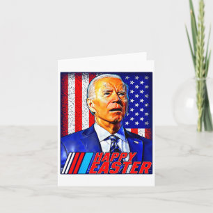 Prettig Pasen Grappige Joe Biden 4 juli Mannen Vro Kaart