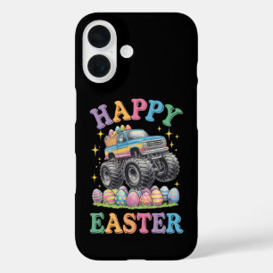 Prettig Pasen Grappige Monstertruck Breekt Eieren iPhone 16 Hoesje