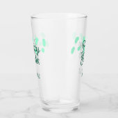 Prettig Pasen groene eieren pastel naam datum eenv Glas (Rechts)
