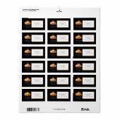 Prettig Pasen Hij Is Opgewekt Drie Kruizen Adres Etiket (Full Sheet)