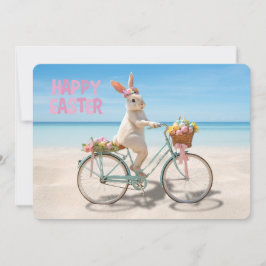 Prettig Pasen Hilton Head Island Fiets op het Stra Feestdagenkaart