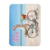 Prettig Pasen Hilton Head Island Fiets op het Stra Magneet (Verticaal)