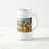 Prettig Pasen in een lentelandschap Bierpul (Voorkant rechts)