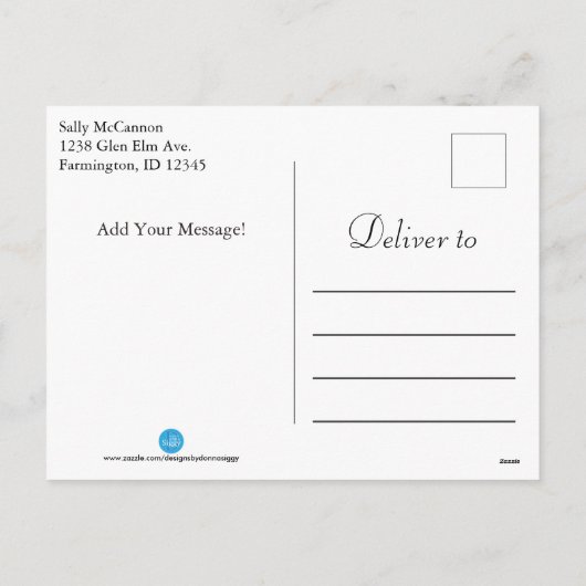 Prettig Pasen Jelly Bean Konijn Feestdagenkaart (Achterkant)