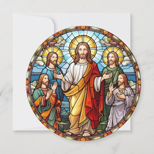 Prettig Pasen Jezus Christus Discipelen Kaart (Voorkant)