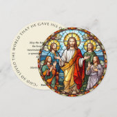 Prettig Pasen Jezus Christus Discipelen Kaart (Voorkant / Achterkant)