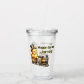 Prettig Pasen Jongens  Acryl Drinkbeker (Achterkant)