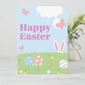 Prettig Pasen Kaart (Staand voorkant)