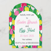 Prettig Pasen. Kaart (Voorkant / Achterkant)