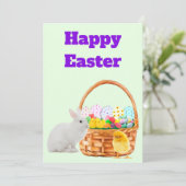 Prettig Pasen kaart (Staand voorkant)