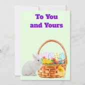 Prettig Pasen kaart (Achterkant)