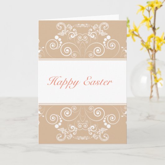 Prettig Pasen Kaart (Gele Bloem)