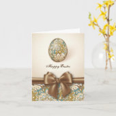 Prettig Pasen Kaart (Gele Bloem)