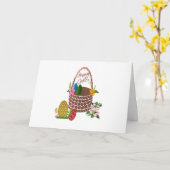 Prettig Pasen Kaart (Gele Bloem)