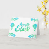 Prettig Pasen Kaart (Gele Bloem)