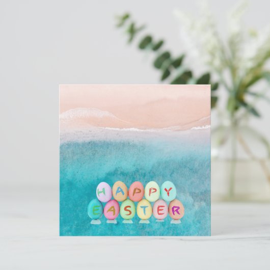 Prettig Pasen kaart (Staand voorkant)