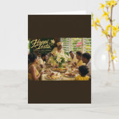Prettig Pasen Kaart | Rond Deze Tafel (Gele Bloem)