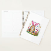 Prettig Pasen Knuffel Konijn Maine Coon Kat Paasei Planner (Display)
