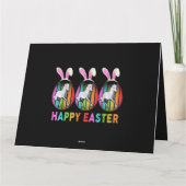 Prettig Pasen Knuffel Konijn Paard Boer Liefhebber Kaart (Achterkant)