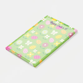 Prettig Pasen Konijn Bloemen Post-it® Notes