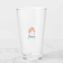 Prettig Pasen – Konijn & Ei Bloemendesign Glas