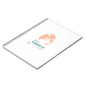 Prettig Pasen – Konijn & Ei Bloemendesign Notitieboek (Linkerzijde)