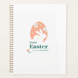 Prettig Pasen – Konijn & Ei Bloemendesign Planner
