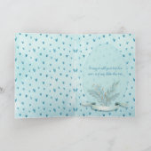 Prettig Pasen! Konijn in het hete luchtballon wate Kaart (Binnen)