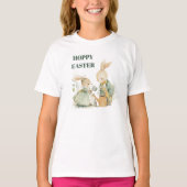 Prettig Pasen | Konijn Kinderen T-Shirt  (Voorkant)