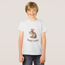 Prettig Pasen Konijn | Leuke Kinderen Pasen T-Shir Tri-Blend Shirt
