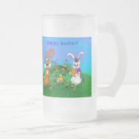 Prettig Pasen! Konijn met Bunny en Kuiken