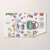 Prettig Pasen Kunst Bad Handdoek (Handdoek)