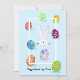 Prettig Pasen Lentebloemen Knuffel Konijn Paaseier Feestdagenkaart