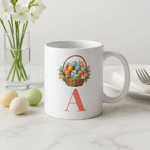Prettig Pasen Lentemomenten Warme Slurk Ochtendcit Grote Koffiekop