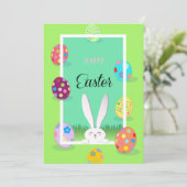 Prettig Pasen Lentere Lentekabouter Paaseieren Jac Feestdagenkaart (Staand voorkant)