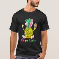 Prettig Pasen Lieve Konijn Ananas Paasei Vegan
