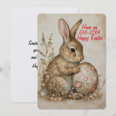 Prettig Pasen met een EGG-STRA leuk feest (Voorkant / Achterkant)