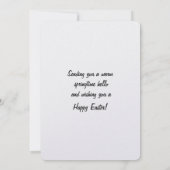 Prettig Pasen met een EGG-STRA leuk feest (Achterkant)