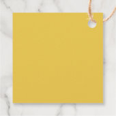 Prettig Pasen met klein gele kuiken Bedankjes Labels (Achterkant)