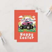 Prettig Pasen Monster Truck Avontuur  Kaart (Voorkant / Achterkant in situ)