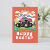 Prettig Pasen Monstertruck Avontuur Kaart (Staand voorkant)