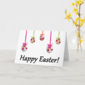 Prettig Pasen! (Oekraïens geïnspireerd) Kaart (Gele Bloem)