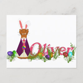 Prettig Pasen Oliver de Otter Briefkaart