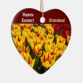 Prettig Pasen! Oma ornament cadeaus Tulpen Bloem (Rechts)