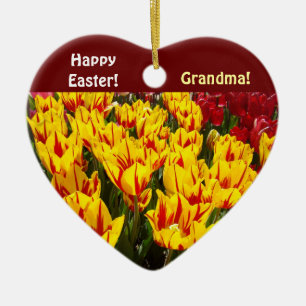 Prettig Pasen! Oma ornament cadeaus Tulpen Bloem