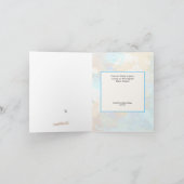 Prettig Pasen Ontspannen Konijn Watercolor Paasfee Kaart (Binnen)