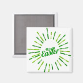 Prettig Pasen ontwerp Magneet (Voorkant / Achterkant)