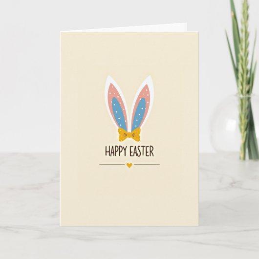 Prettig Pasen Oor Card Kaart (Voorkant)