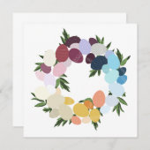 Prettig Pasen. Oude Holladse krans.  Kaart (Voorkant / Achterkant)