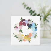 Prettig Pasen. Oude Holladse krans.  Kaart (Staand voorkant)